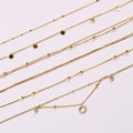 Dainty Sterling Silver Bead Anklet