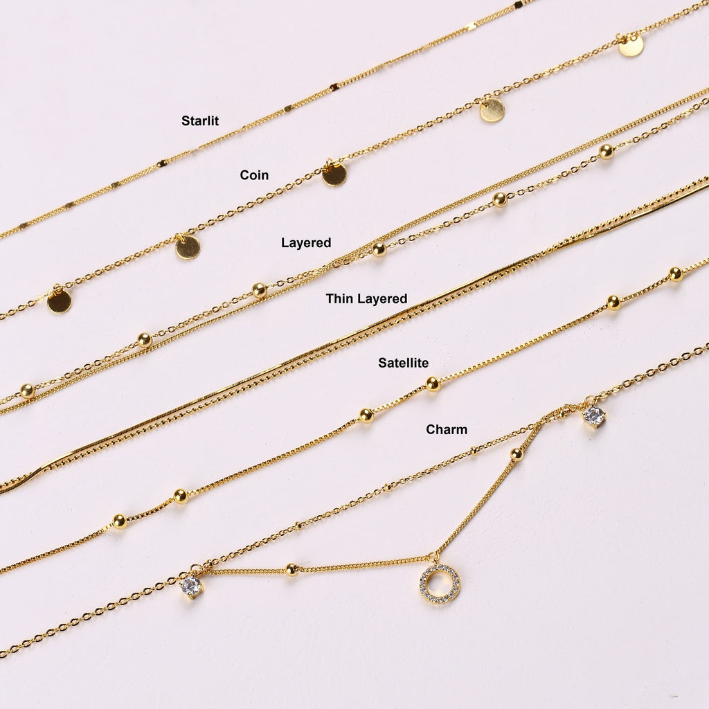Dainty Sterling Silver Bead Anklet