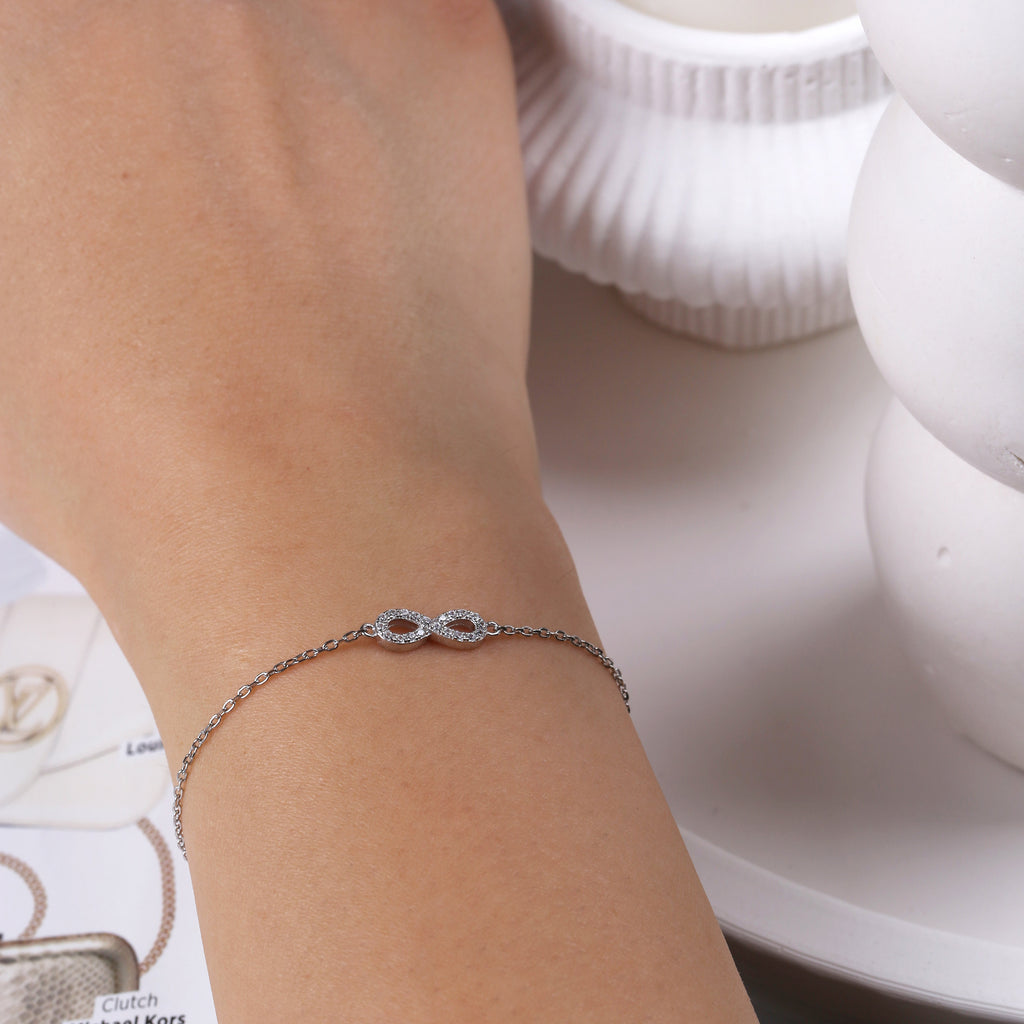 Gold Infinity Charm Bracelet