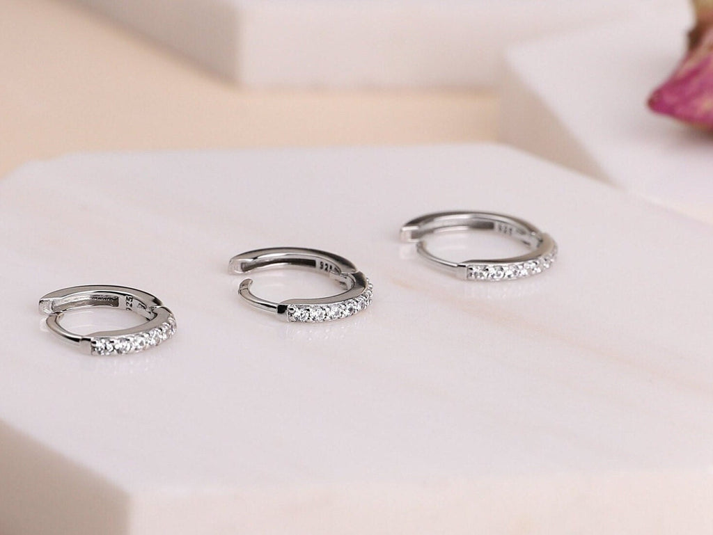 Tiny Huggie Hoop Earrings