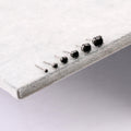 Sterling Silver Black Onyx Stud Earrings