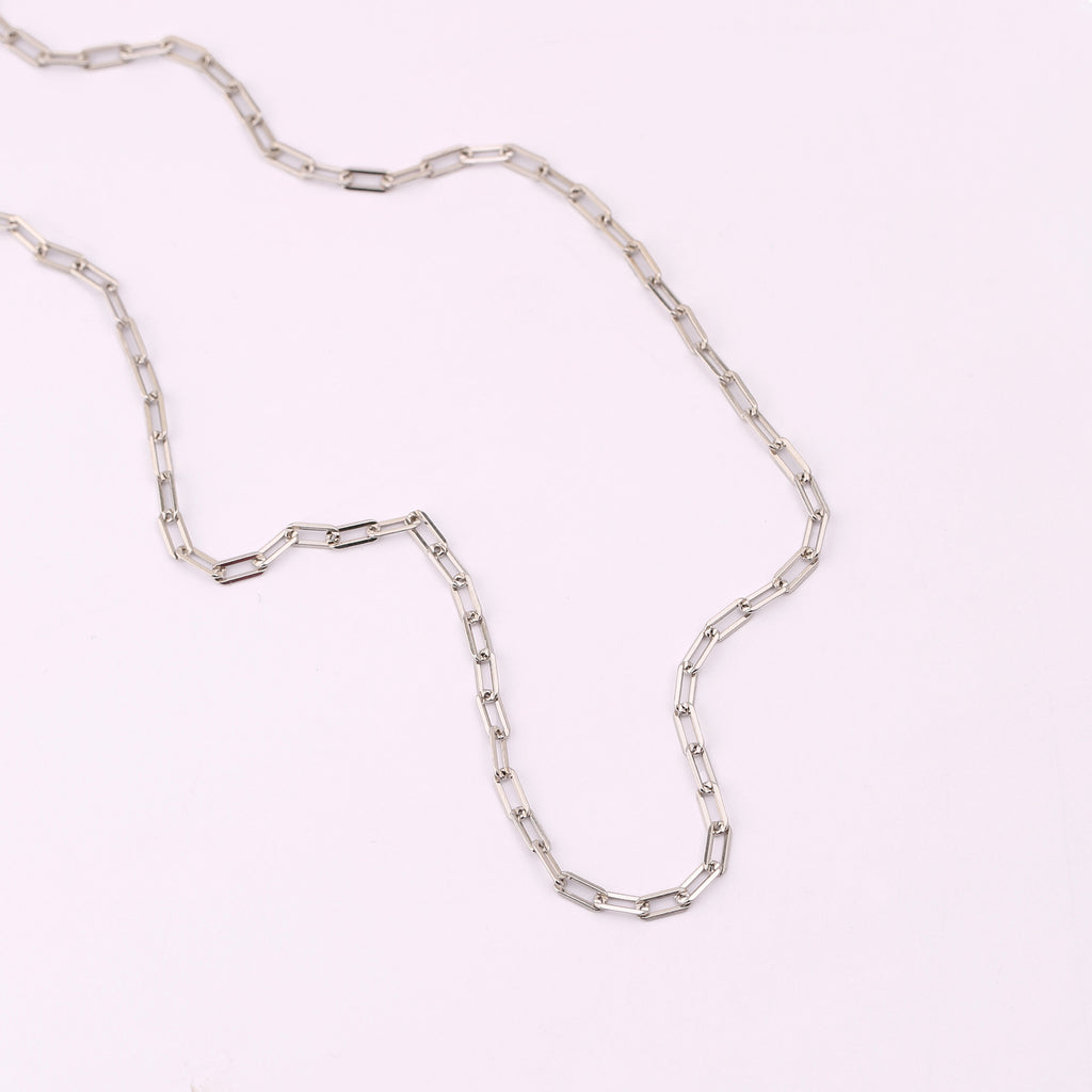 Gold Paperclip Chain Necklace