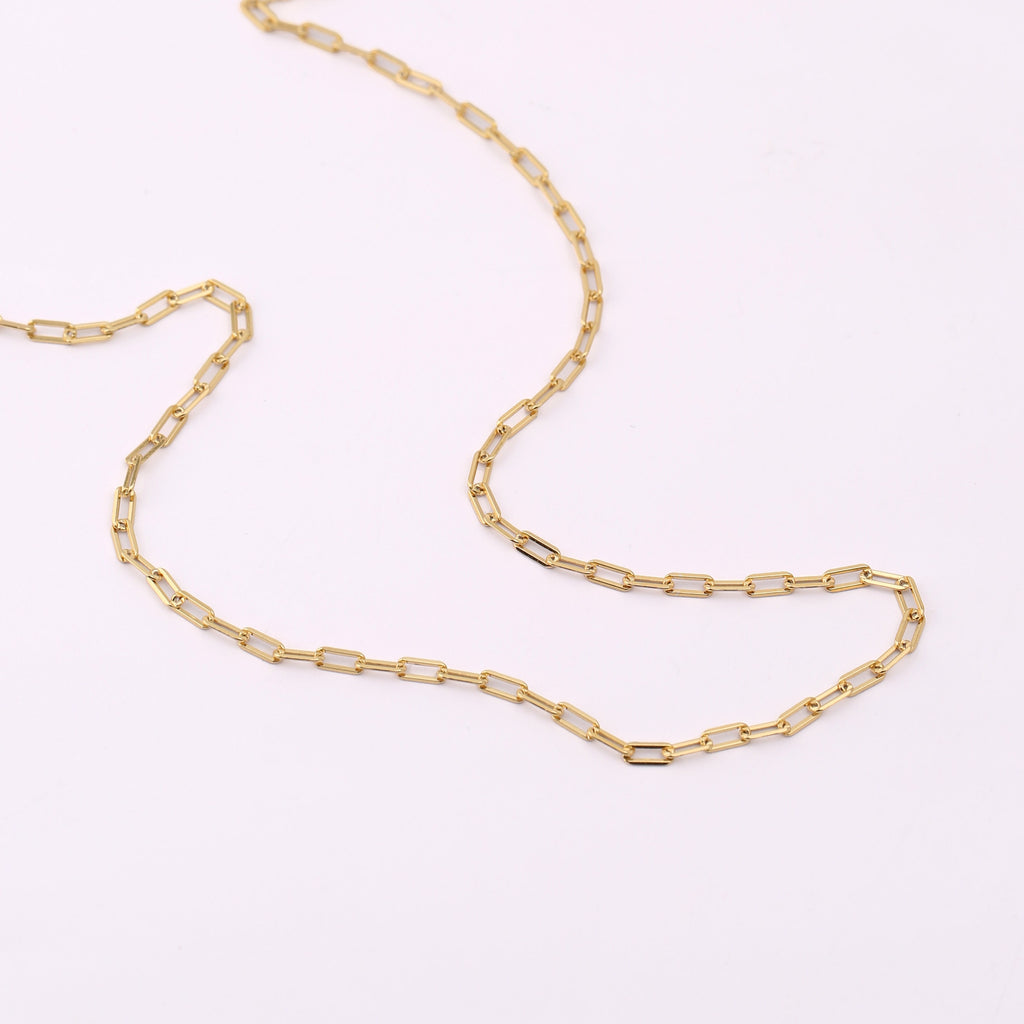 Sterling Silver Paperclip Chain Necklace