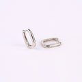 Chain Link Hoop Earrings