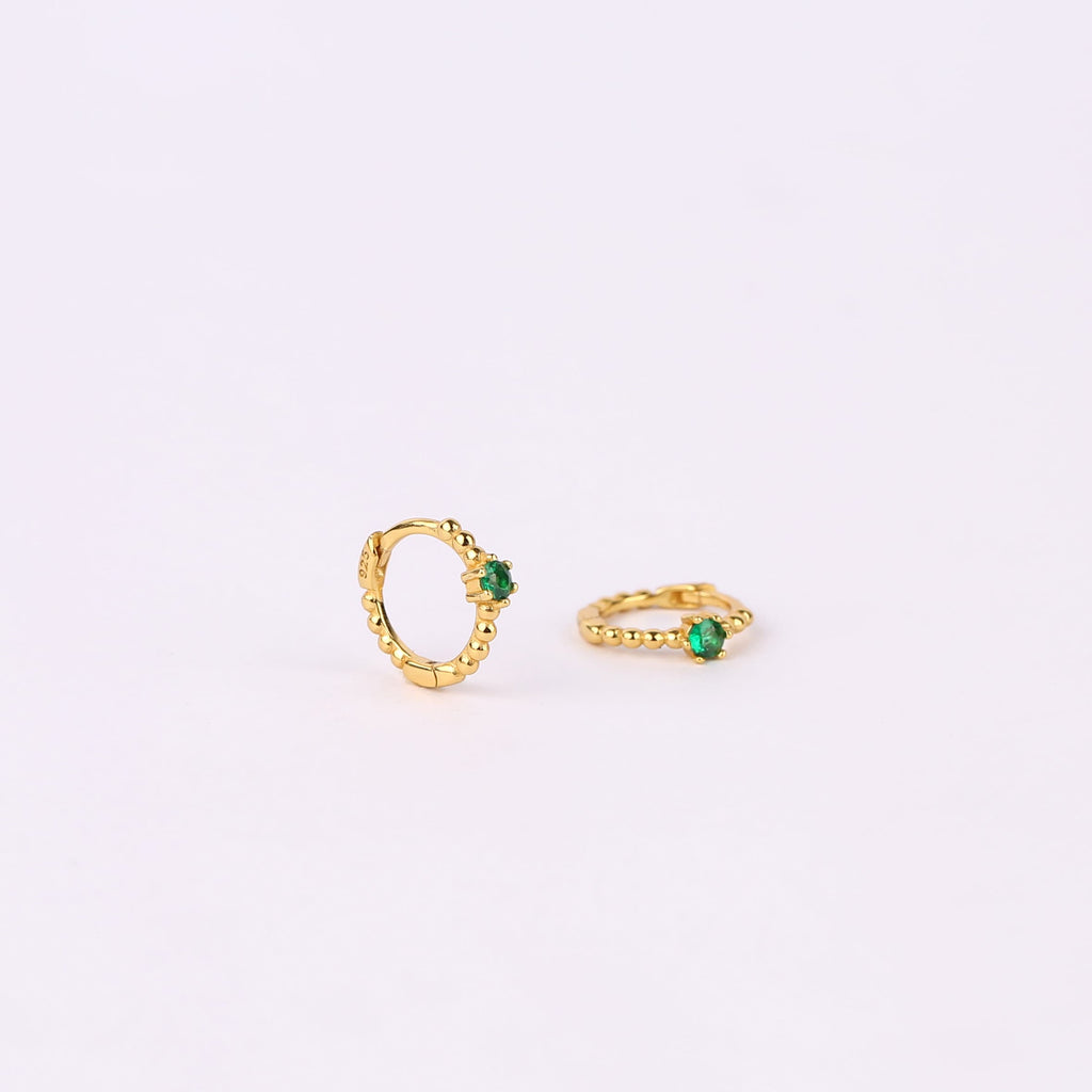 Thin Hoop Earrings Set