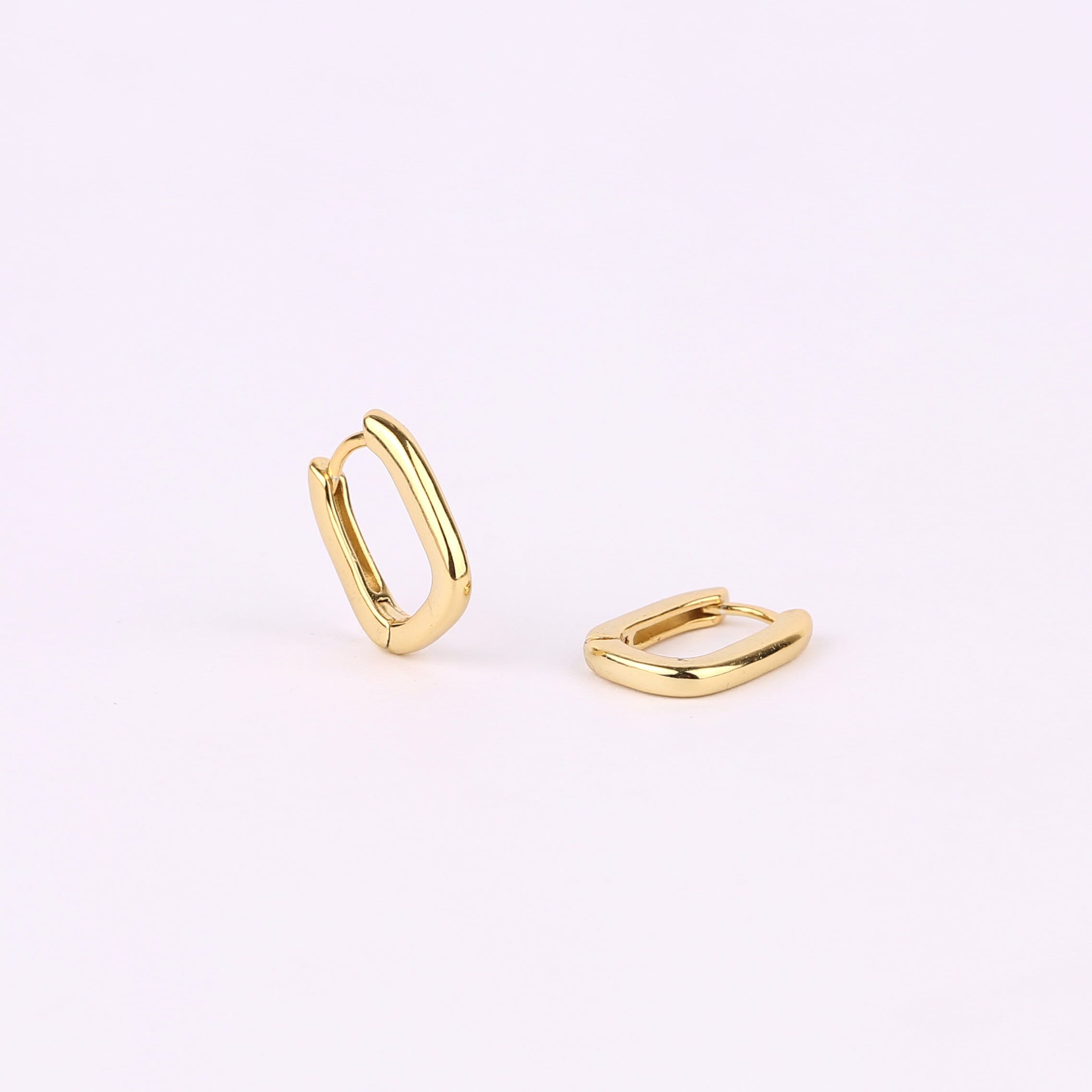 Chain Link Hoop Earrings
