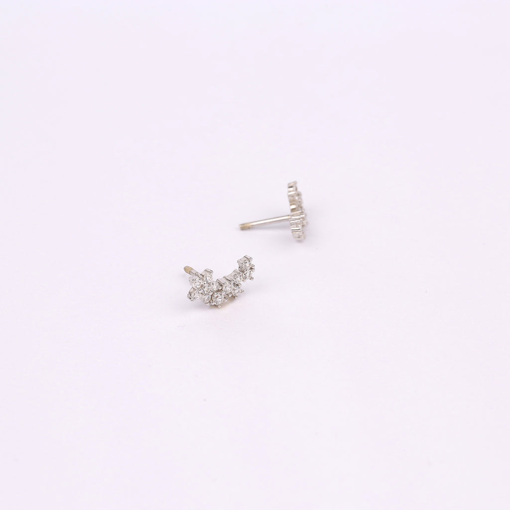 20g Starburst Helix Stud Earring with Ball Backing