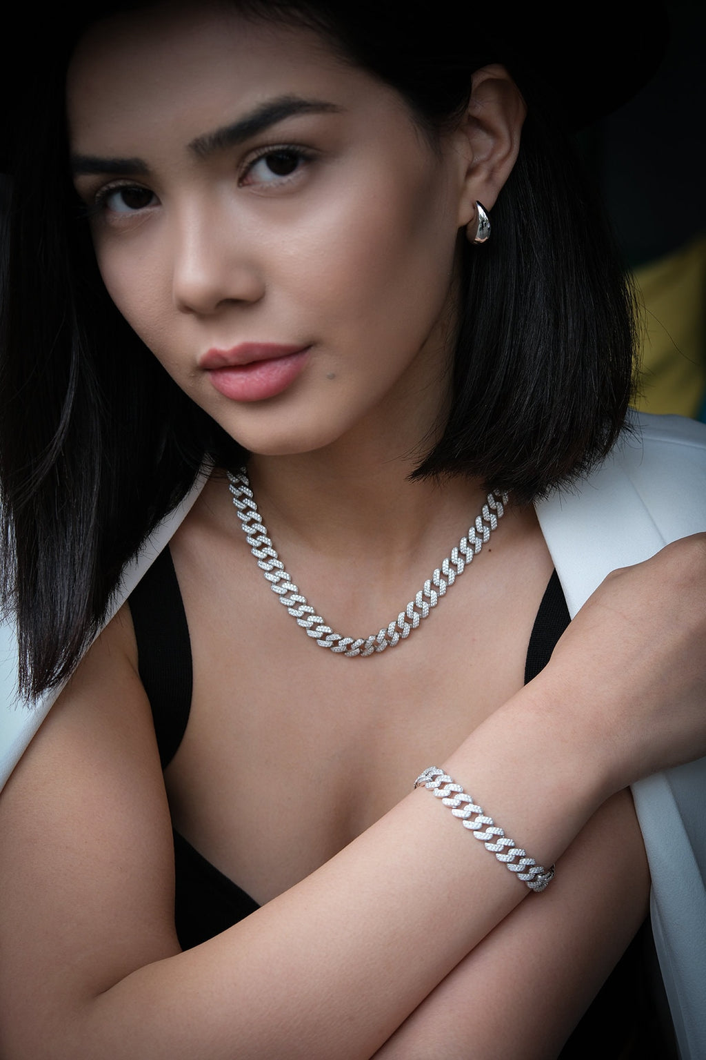 Chunky Teardrop Stud Earrings