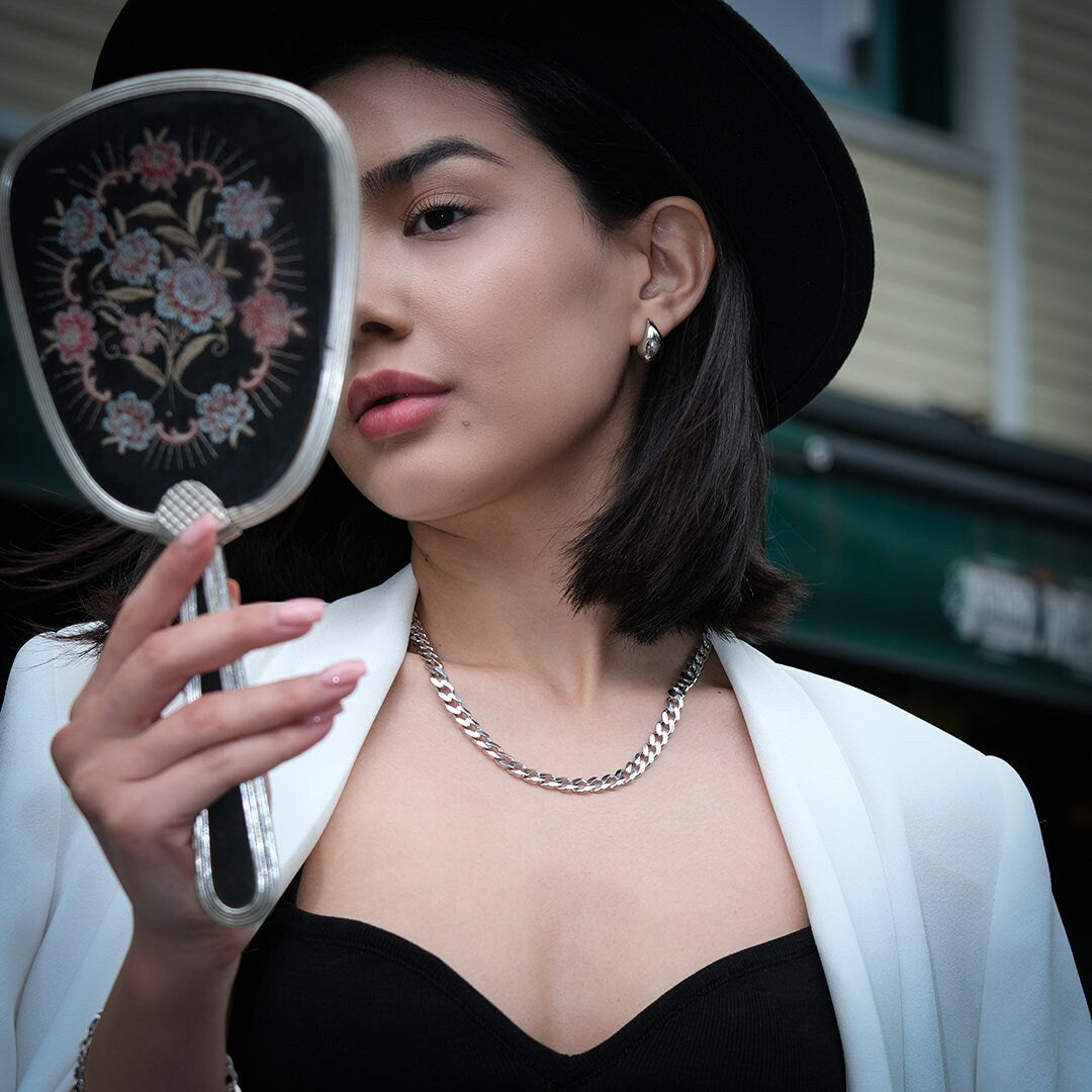 Chunky Teardrop Stud Earrings