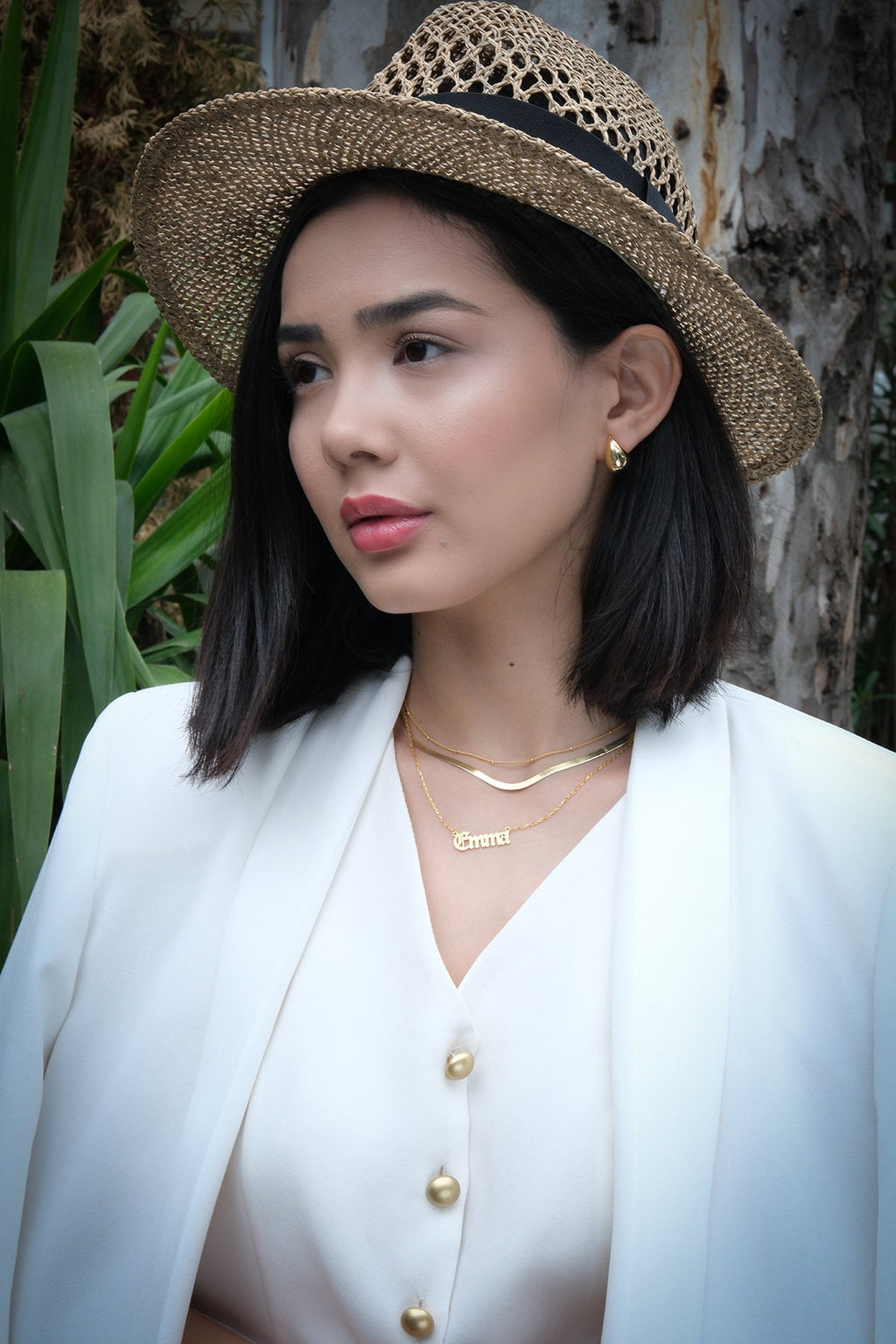 Chunky Teardrop Stud Earrings