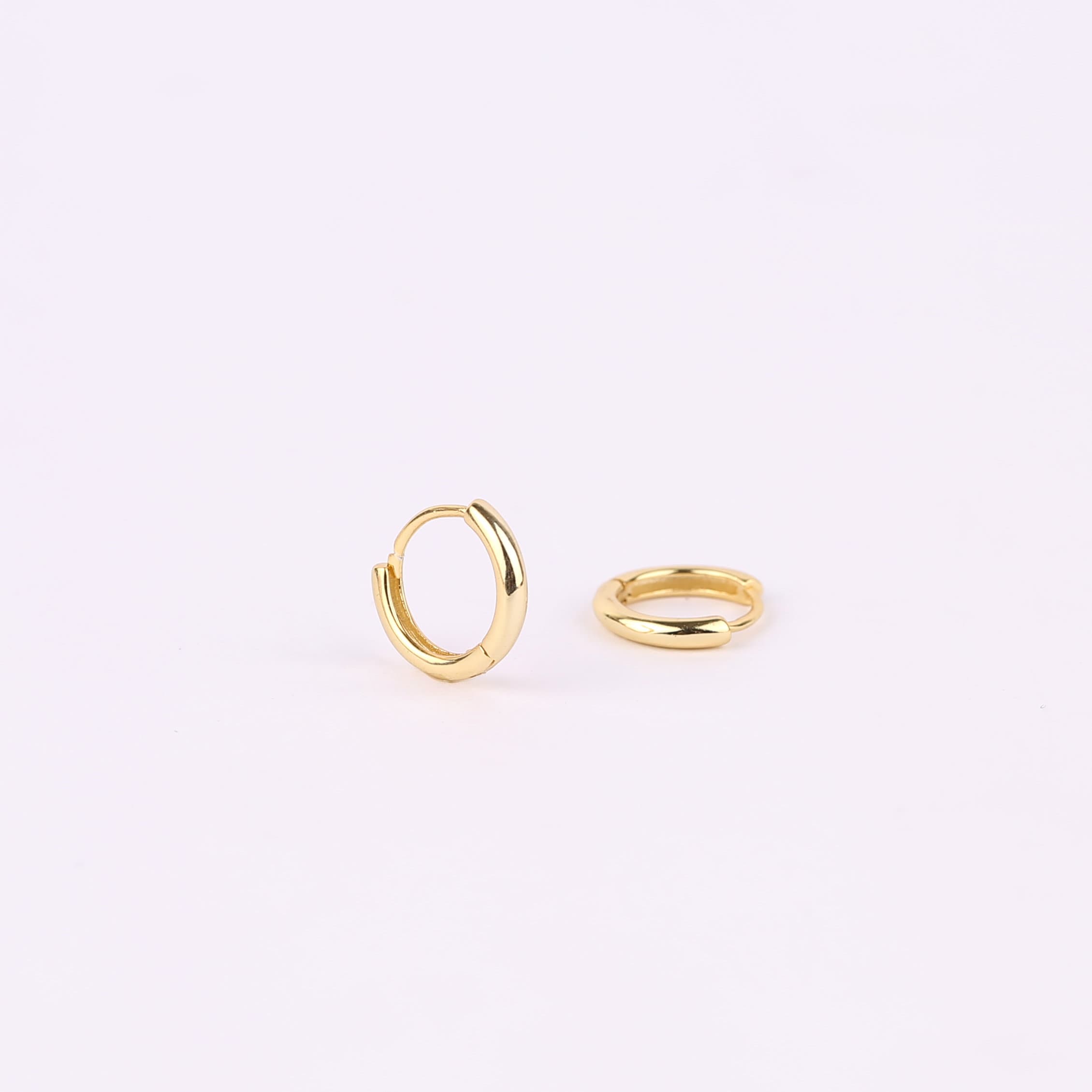 Pearl Hoop Earrings Set