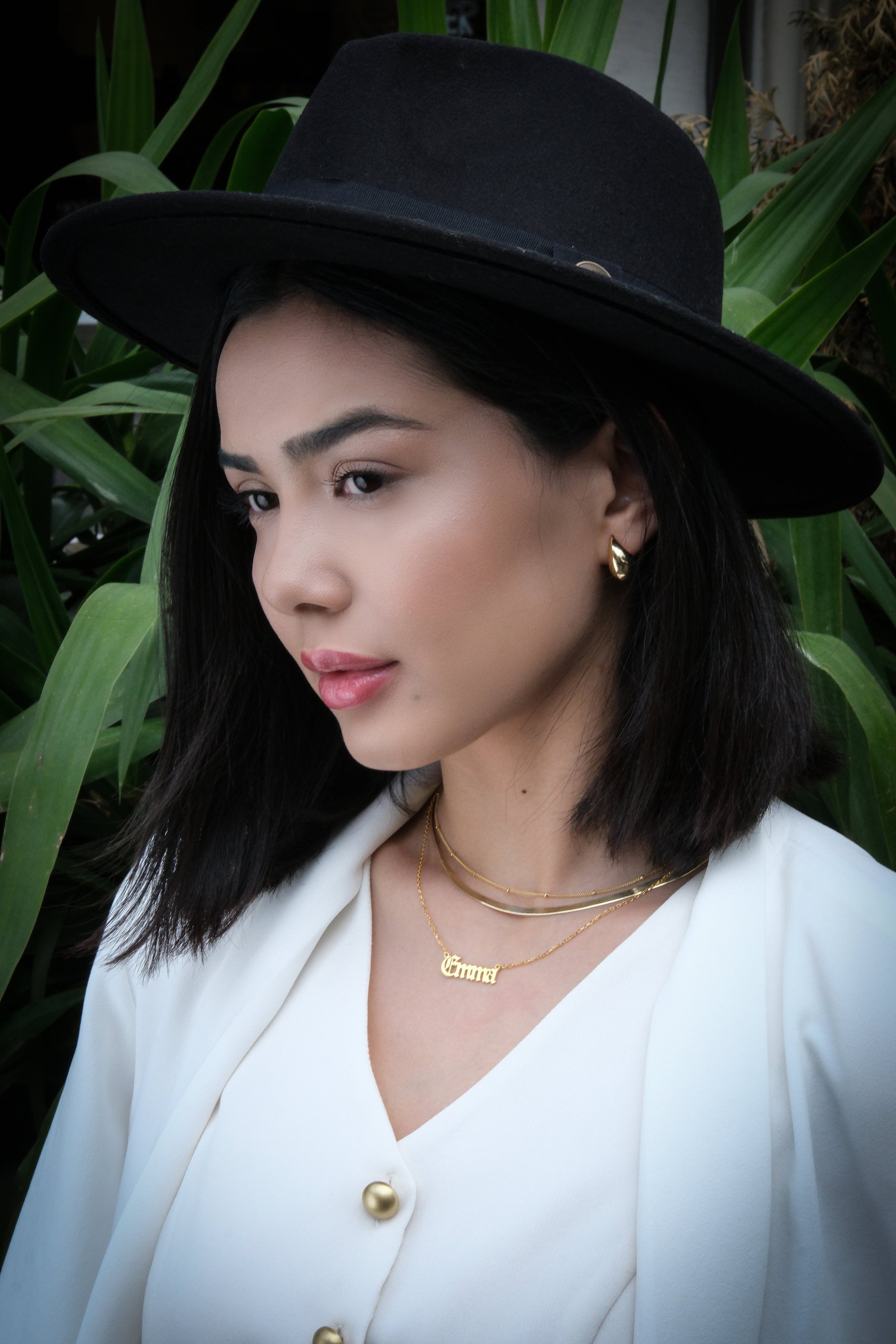 Chunky Teardrop Stud Earrings