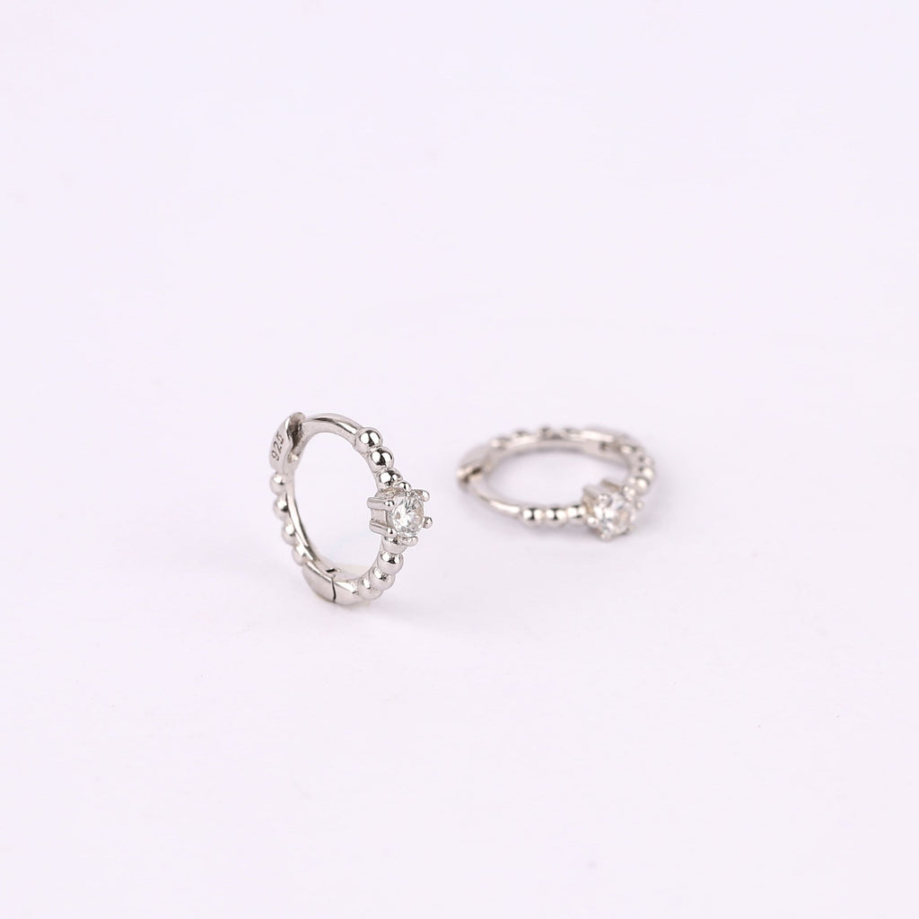 Beaded Hoop Earring Set