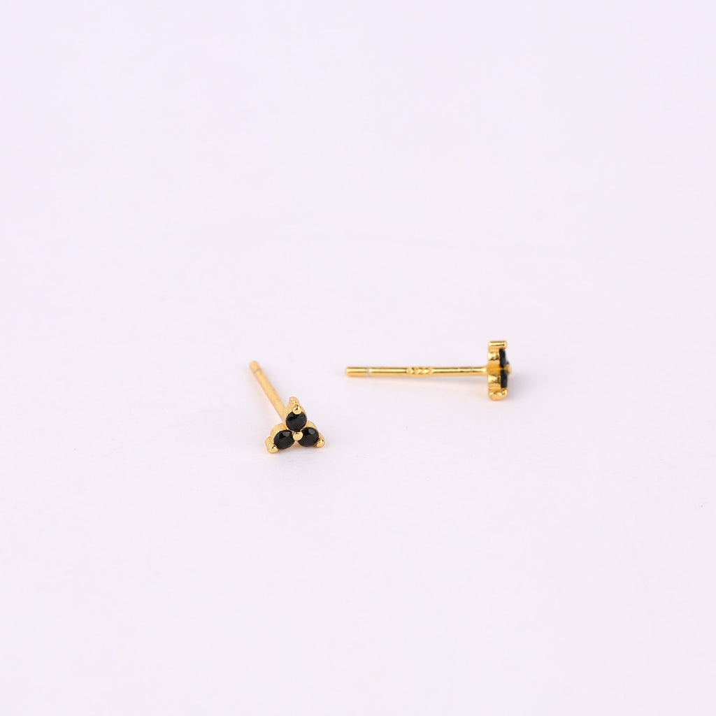 Tiny Star Charm Dangle Hoop Earrings Set