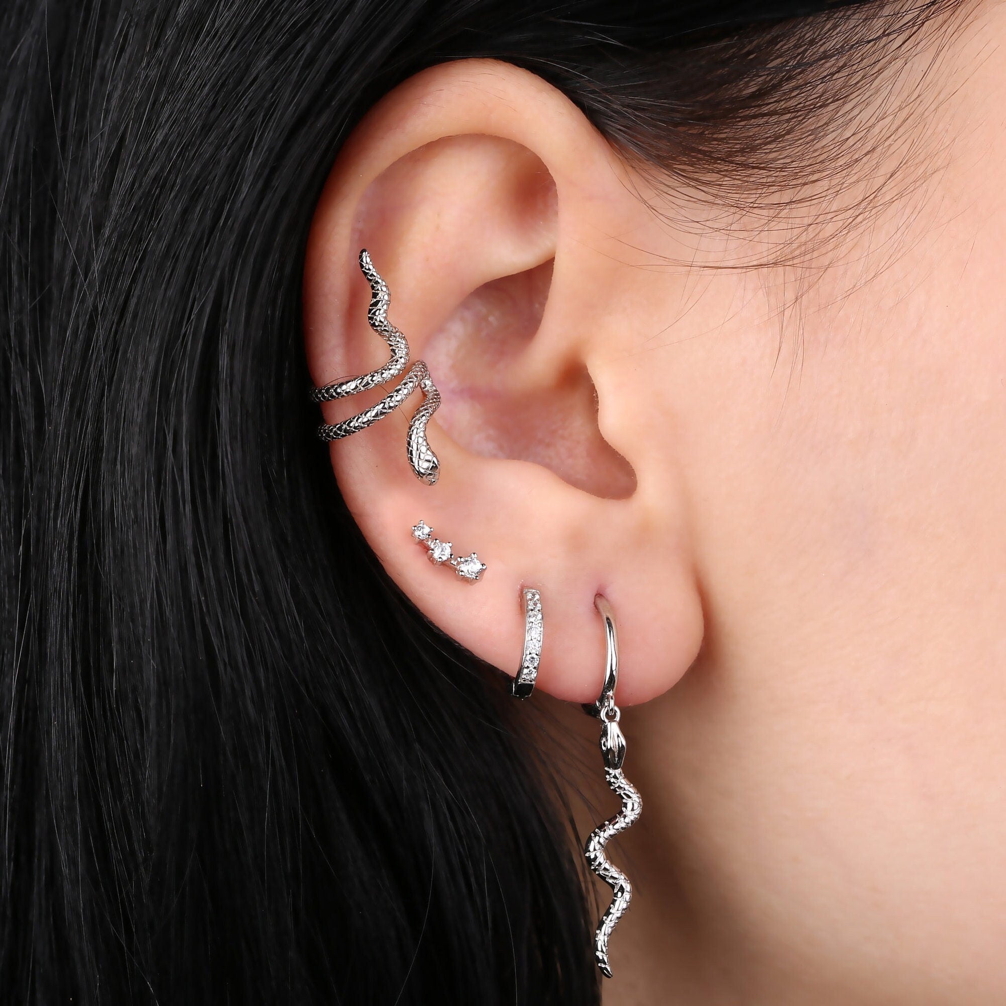 Snake Ear Cuff, Snake Conch Ear Cuff