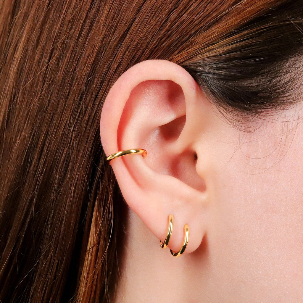 Cartilage Huggie Hoop Earrings