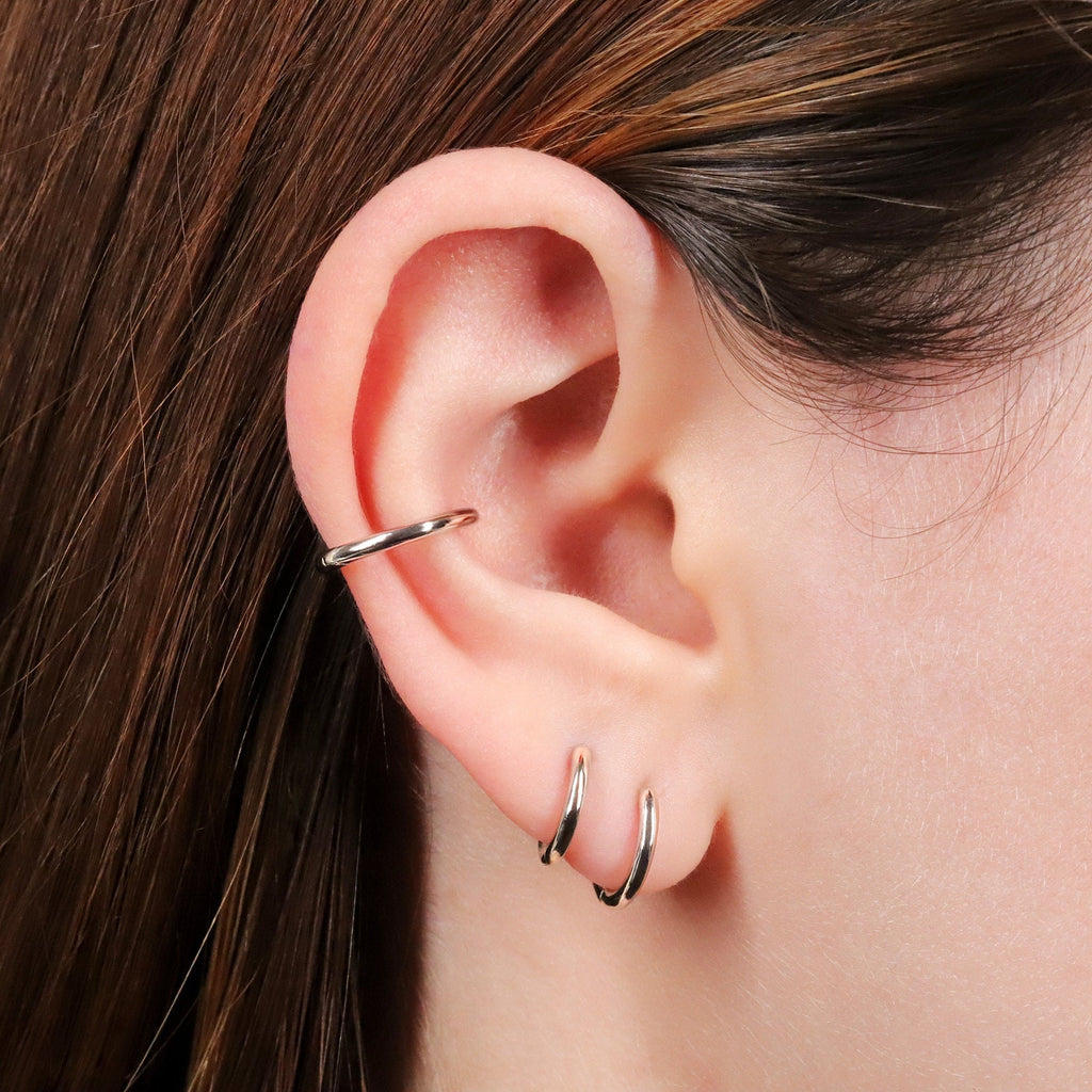 Small Huggie Hoop Earrings