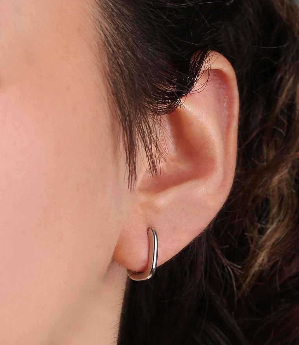 Chain Link Hoop Earrings