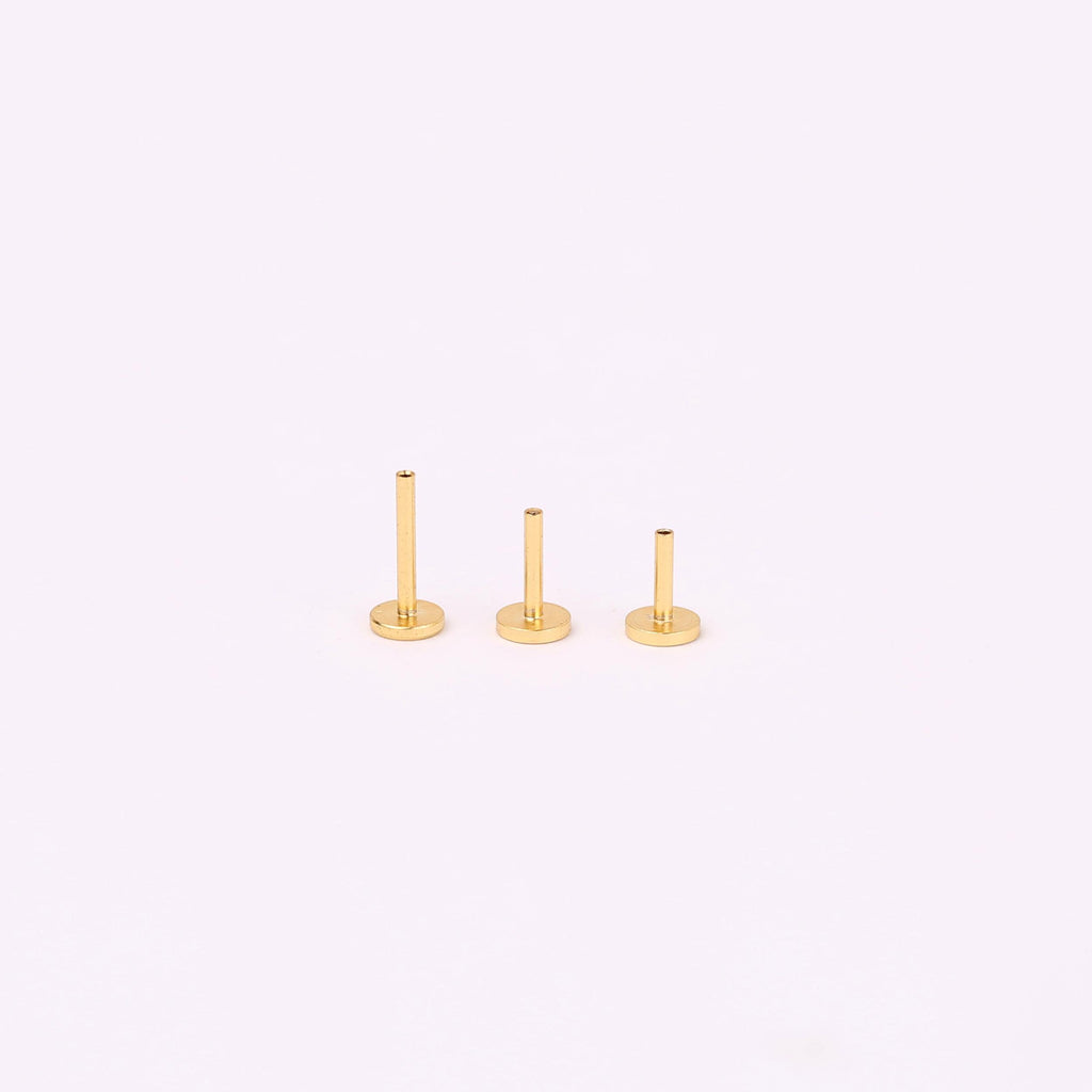 Tiny Marquise Threadless Push Pin Labret Stud 18G