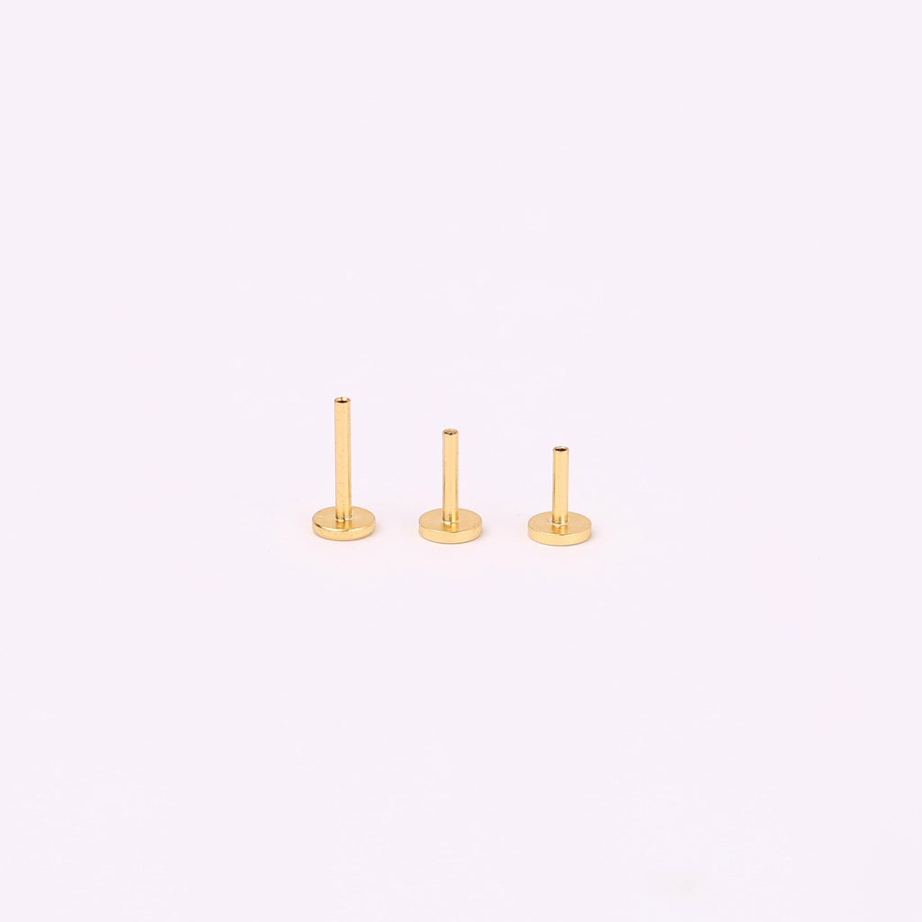 Black Marquise Flat Back Stud