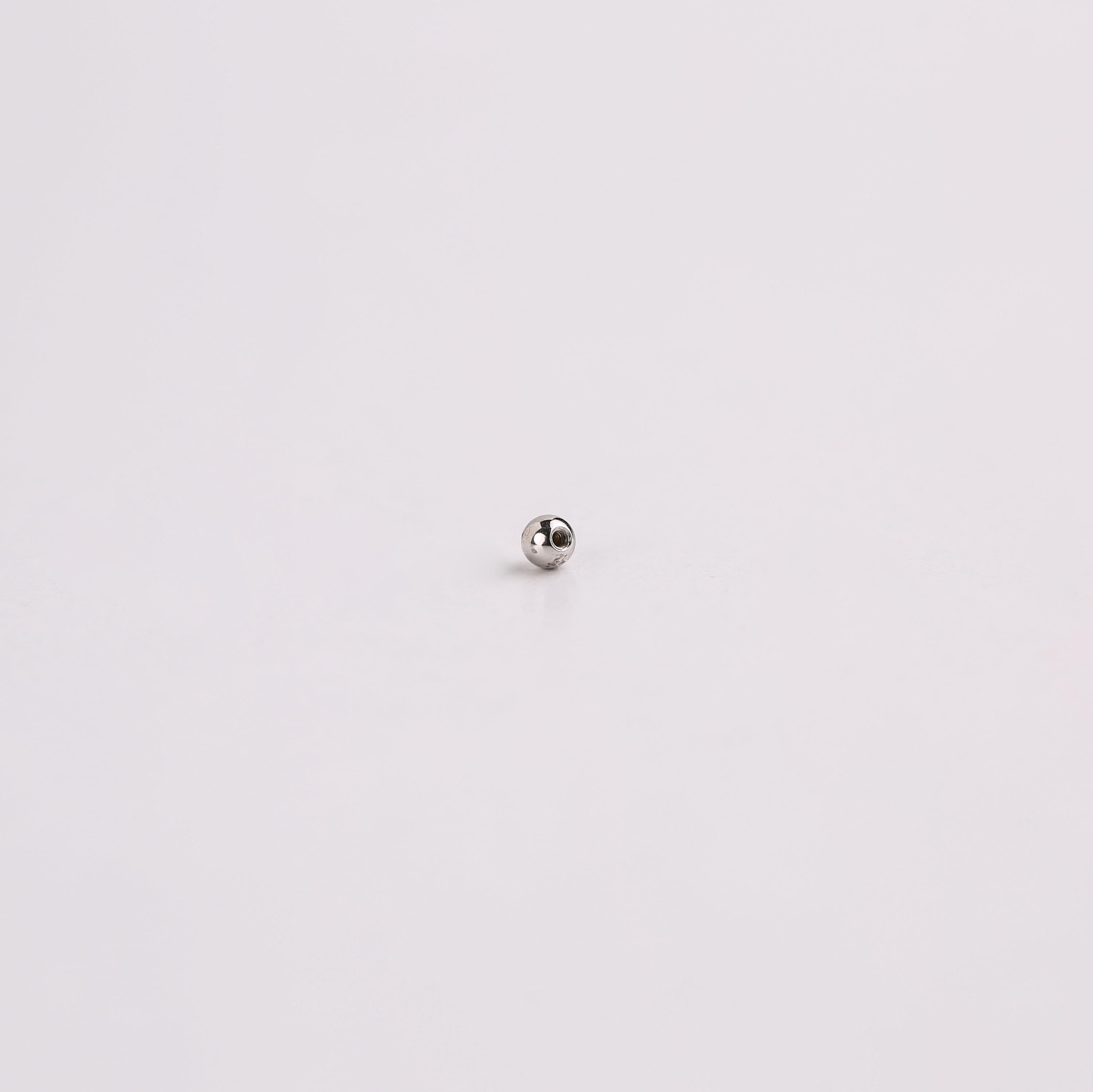 Replacement Screw Back Ball Backing For Stud Earrings
