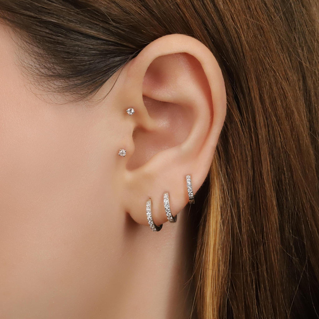 Tiny Huggie Hoop Earrings