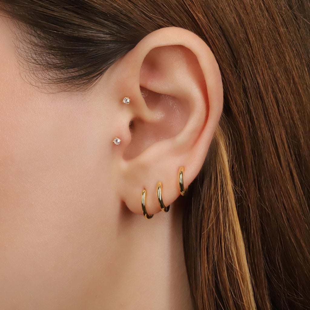 Small Huggie Hoop Earrings