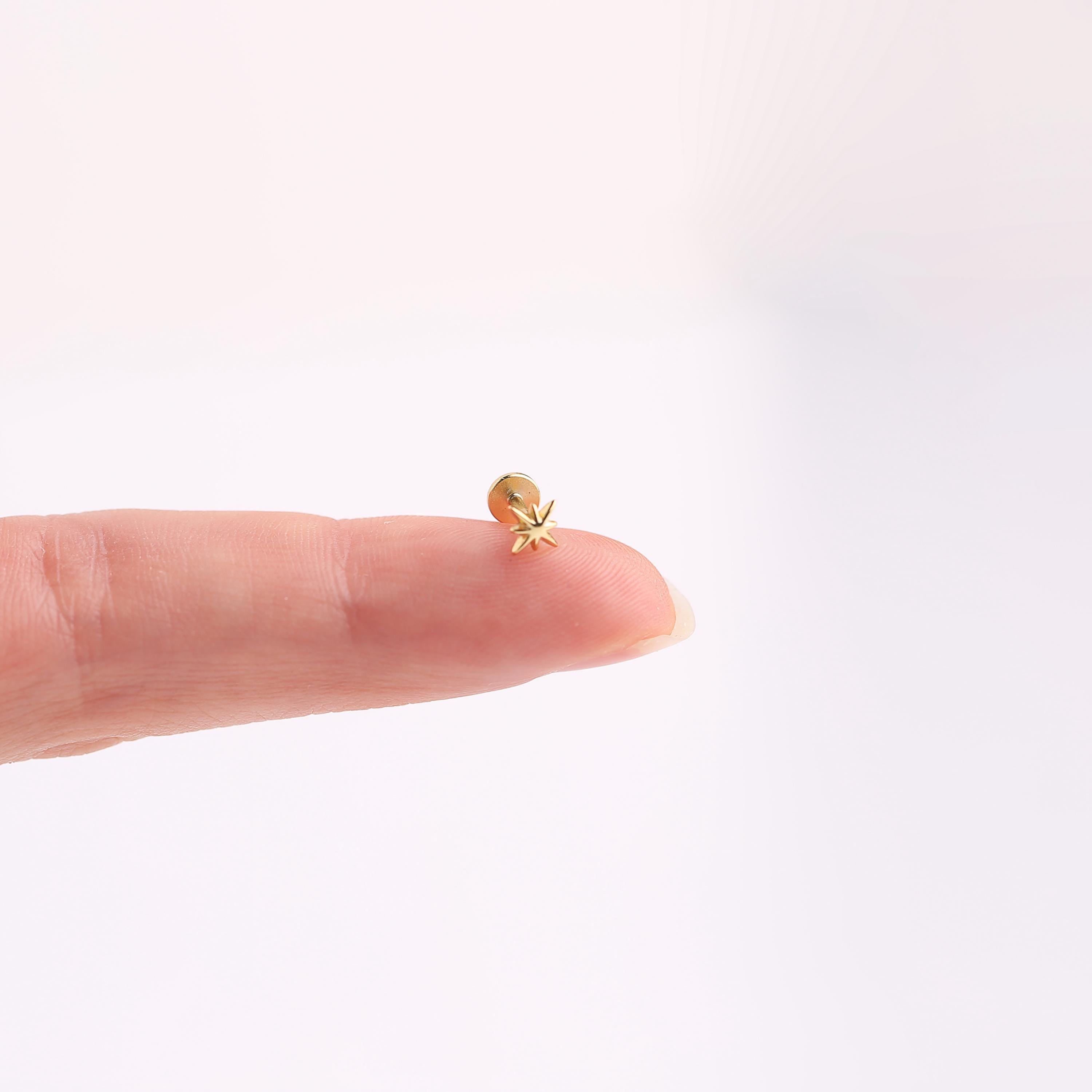 Tiny Star Cartilage Stud