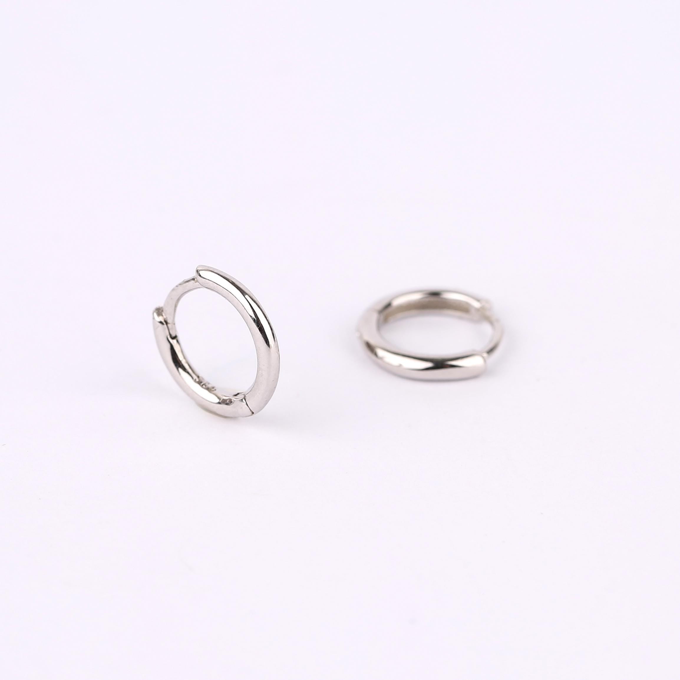 Pearl Hoop Earrings Set
