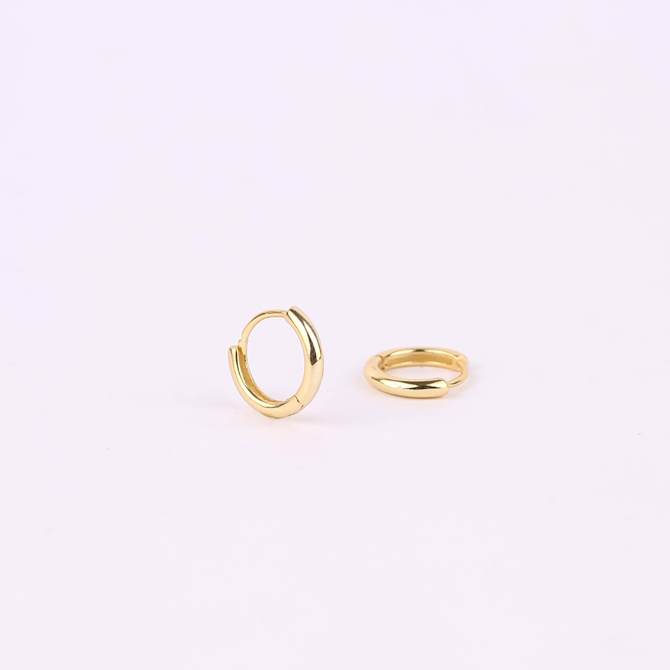 Gold Ear Stack Set, Dainty Hoop Earrings Set
