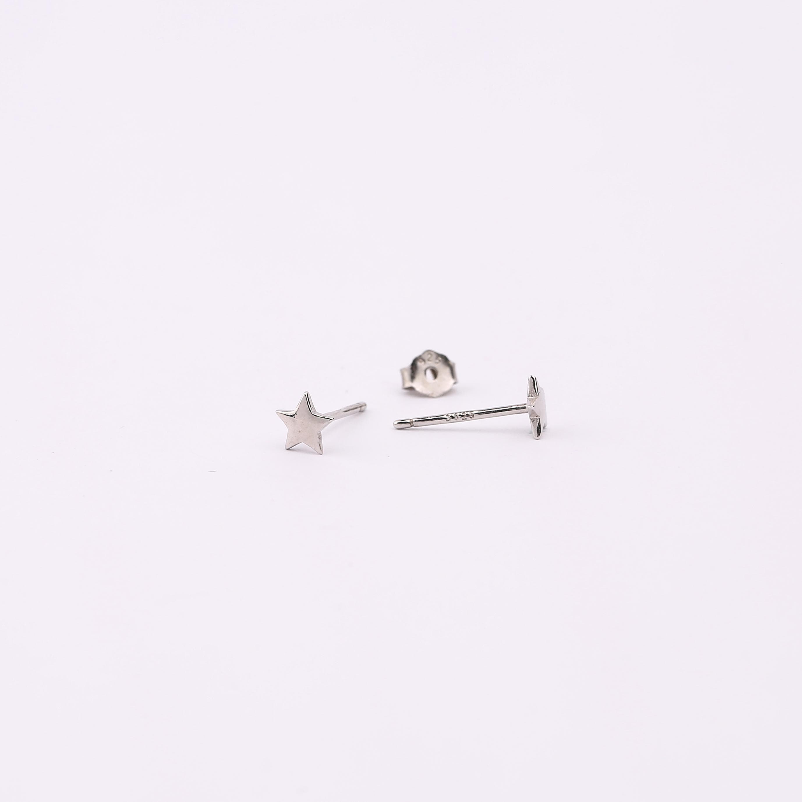 Tiny Star Stud Earrings