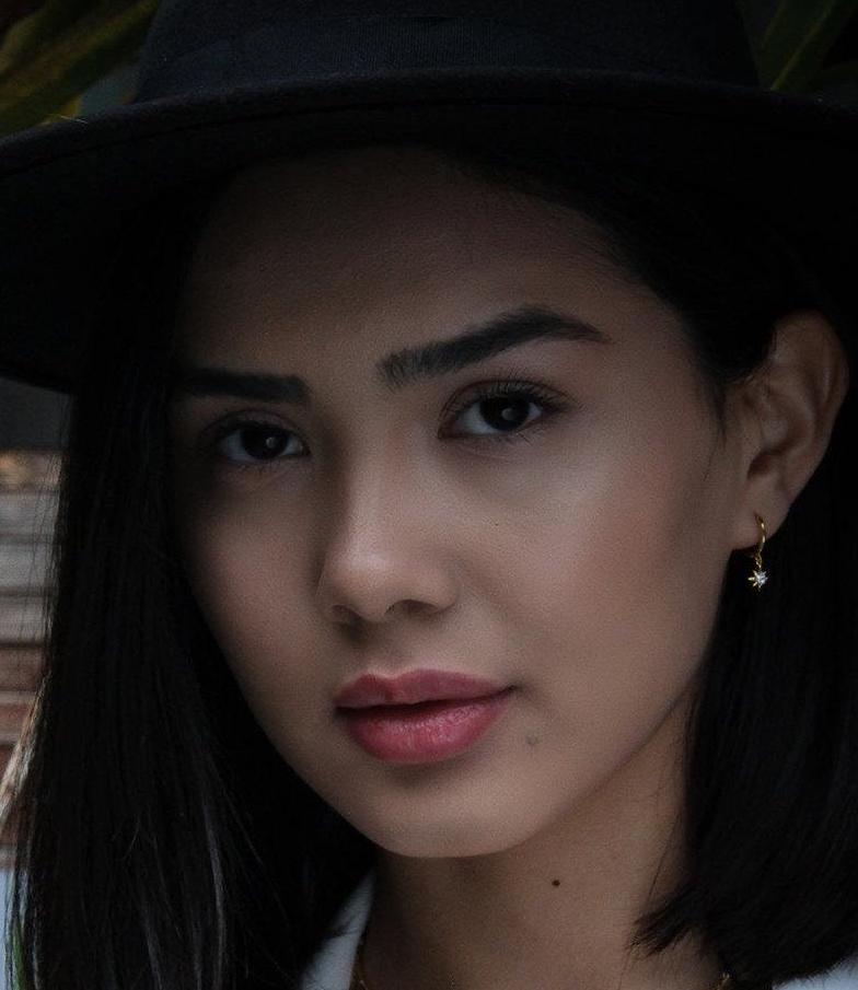 North Star Dangle Hoop Earrings