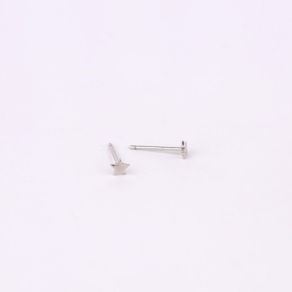 Tiny Star Stud Earrings