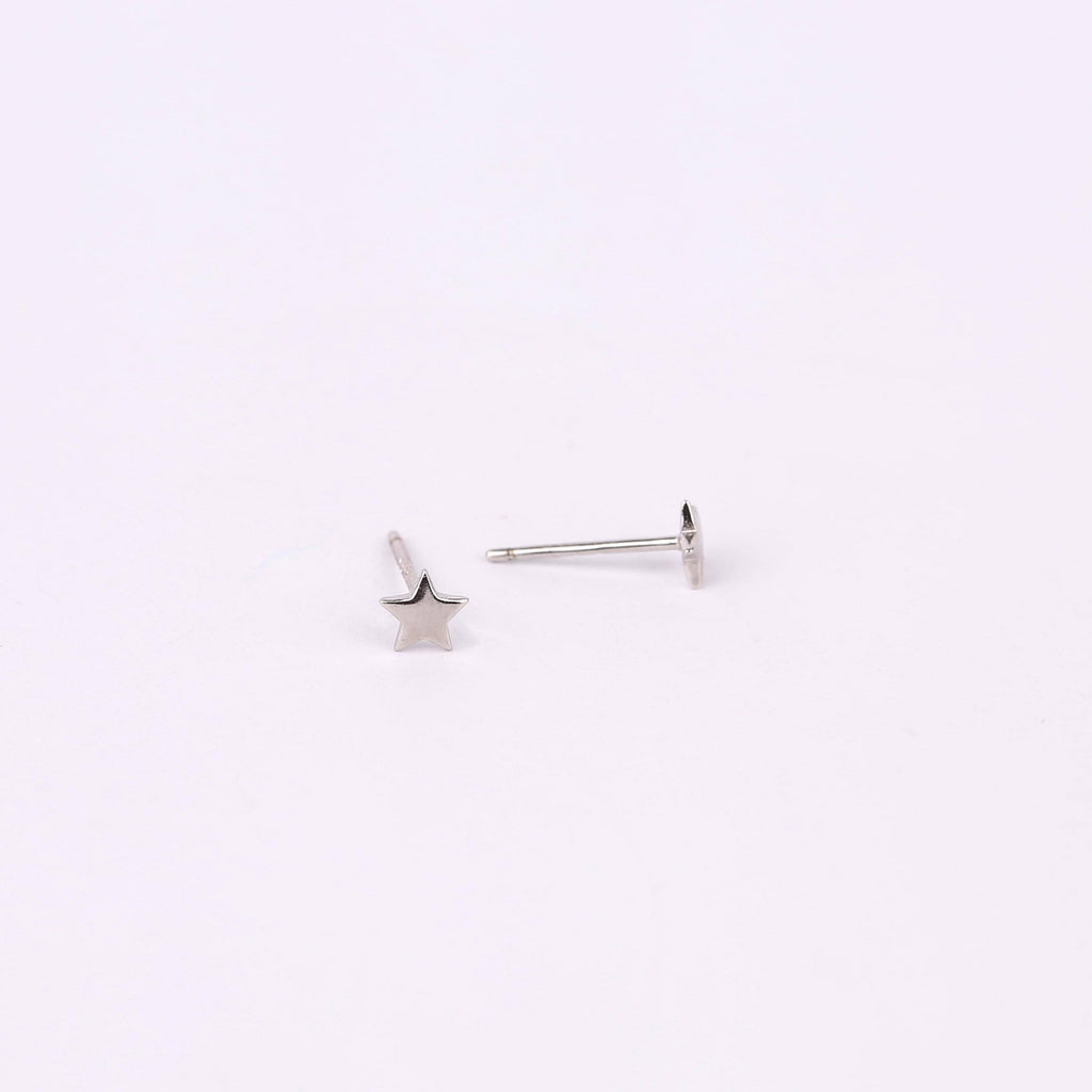 Tiny Star Stud Earrings