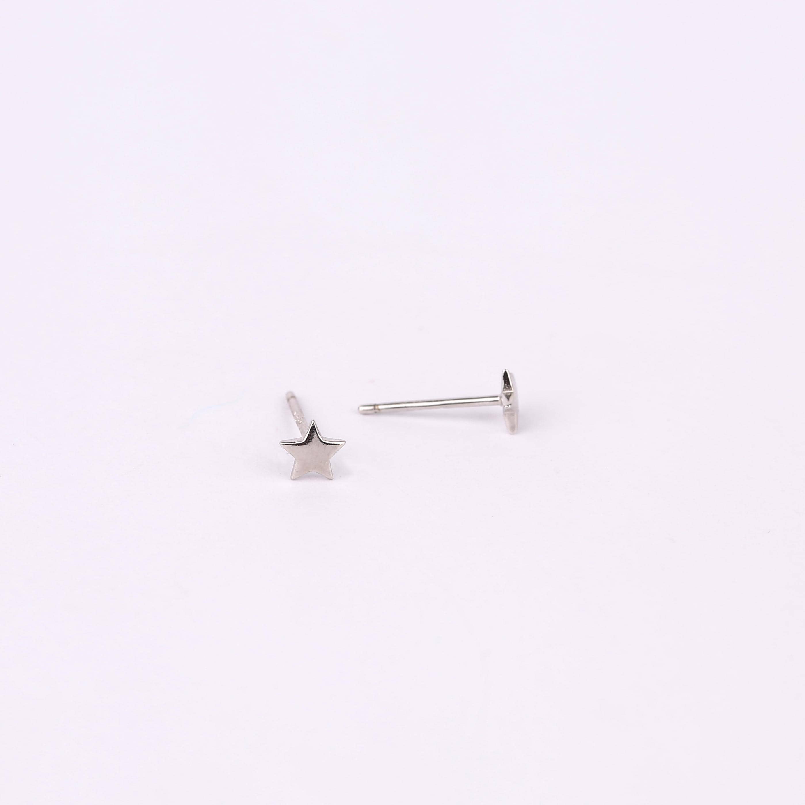 Tiny Star Stud Earrings