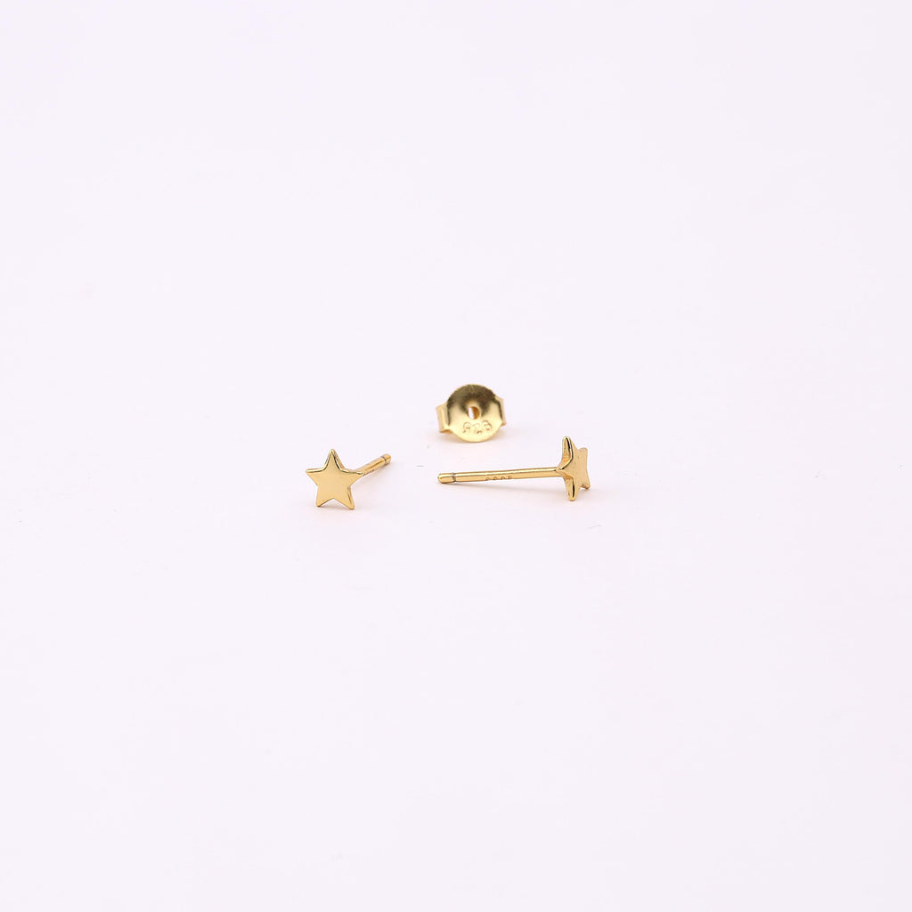 Tiny Star Stud Earrings