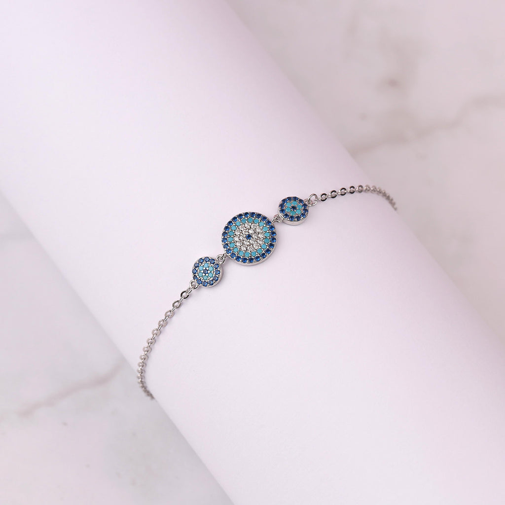 Triple Evil Eye Bracelet