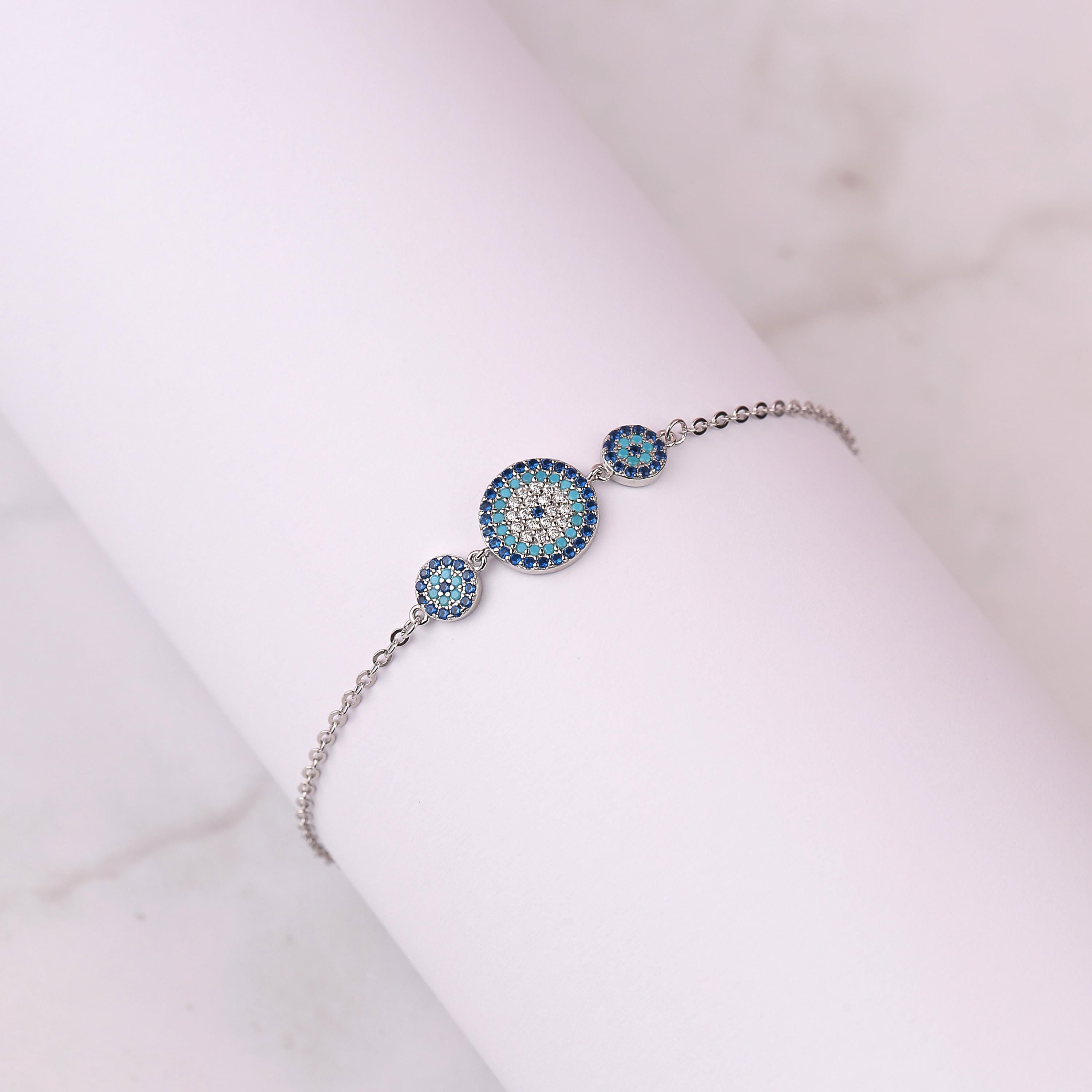 Triple Evil Eye Bracelet