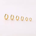 Thick Huggie Hoop Earrings