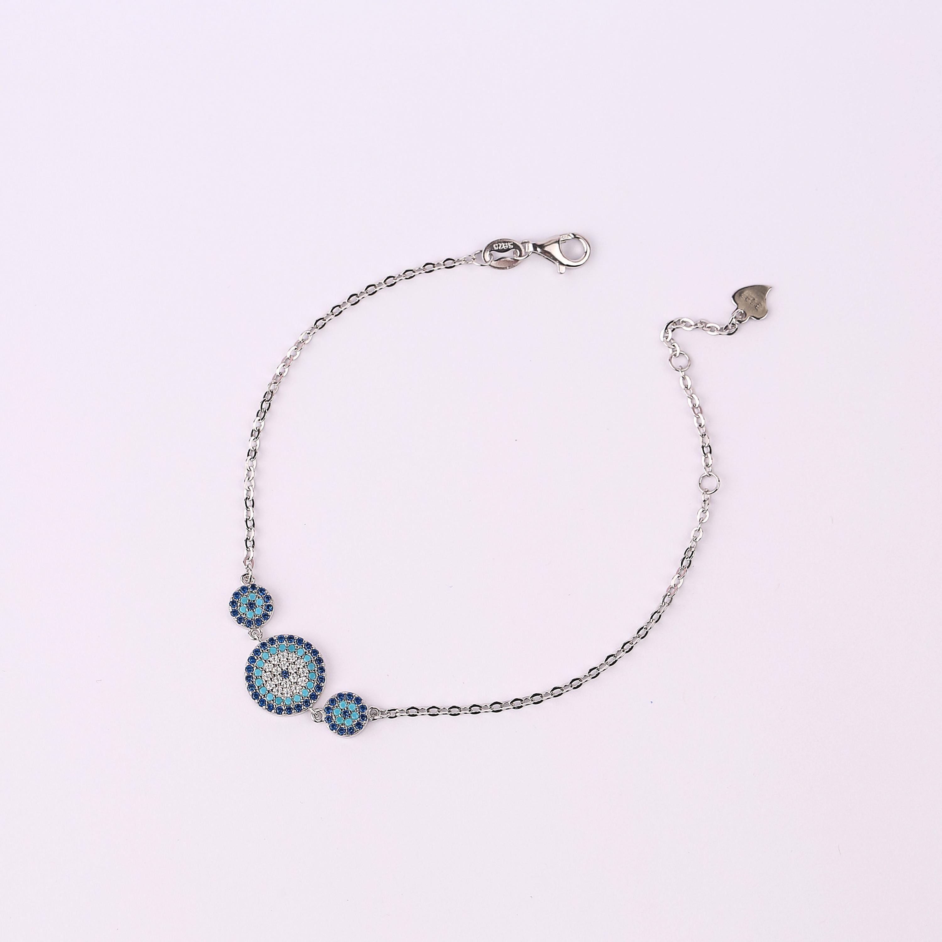 Triple Evil Eye Bracelet