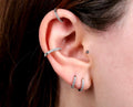 Tiny Cartilage Huggie Hoop Earrings
