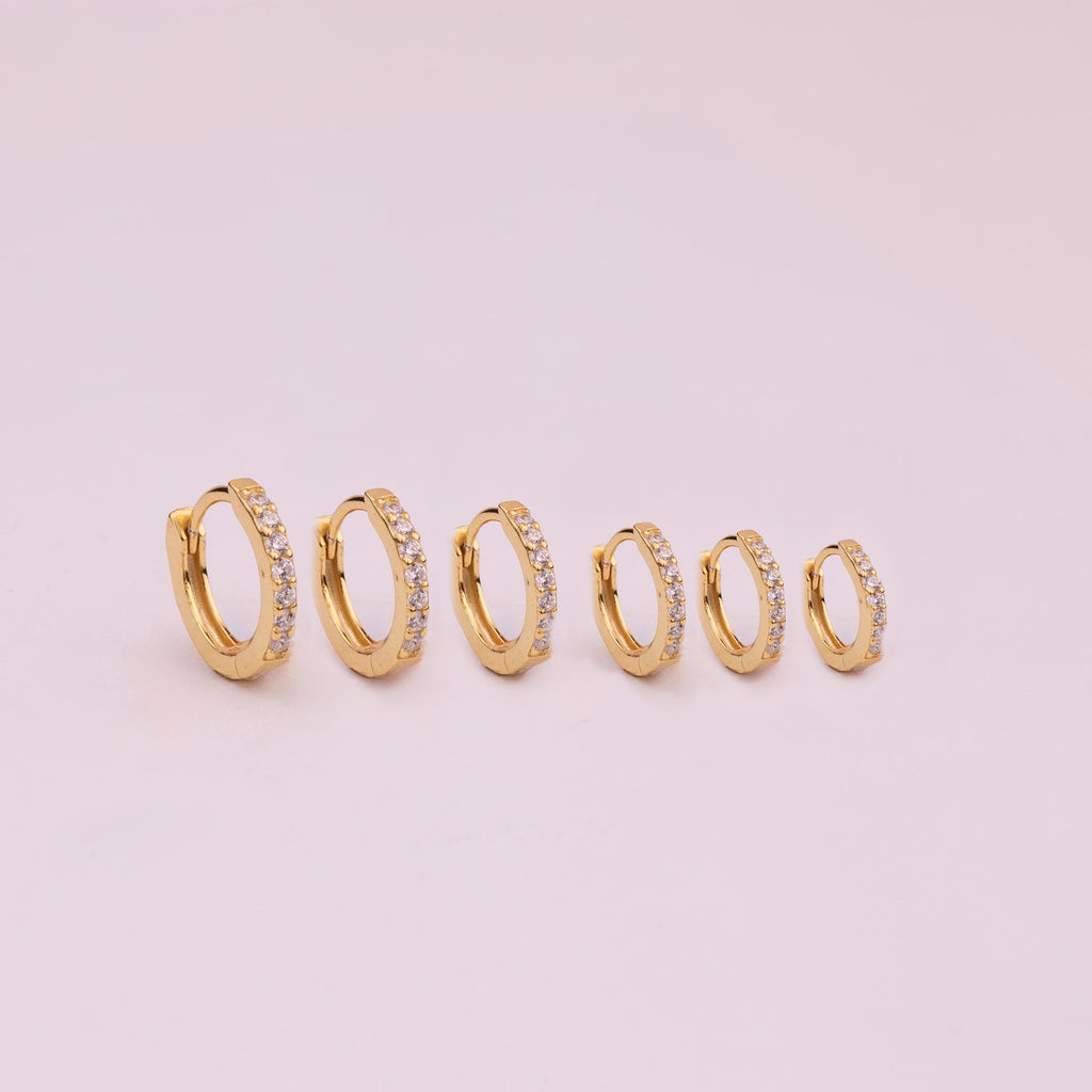Dainty Huggie Hoop Earrings