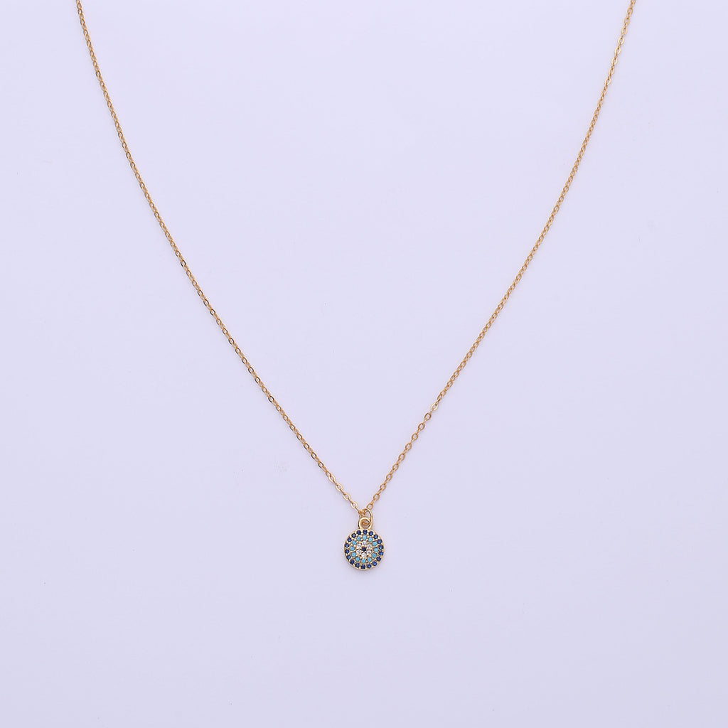 Gold Evil Eye Necklace