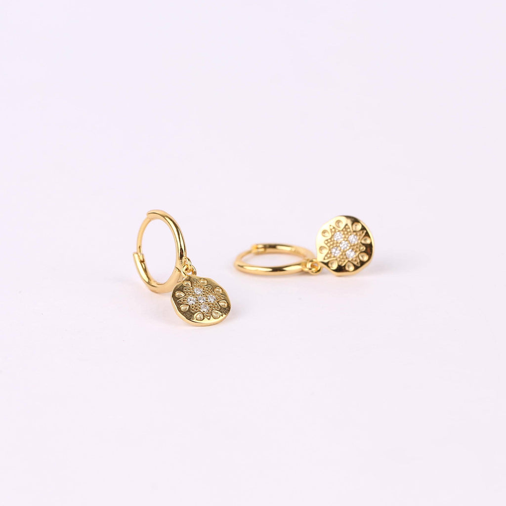 Celestial Star Disc Hoop Set