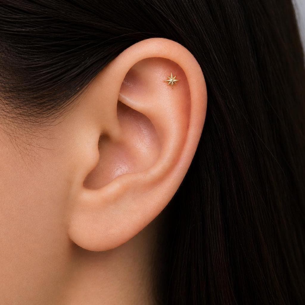 Tiny Star Cartilage Stud