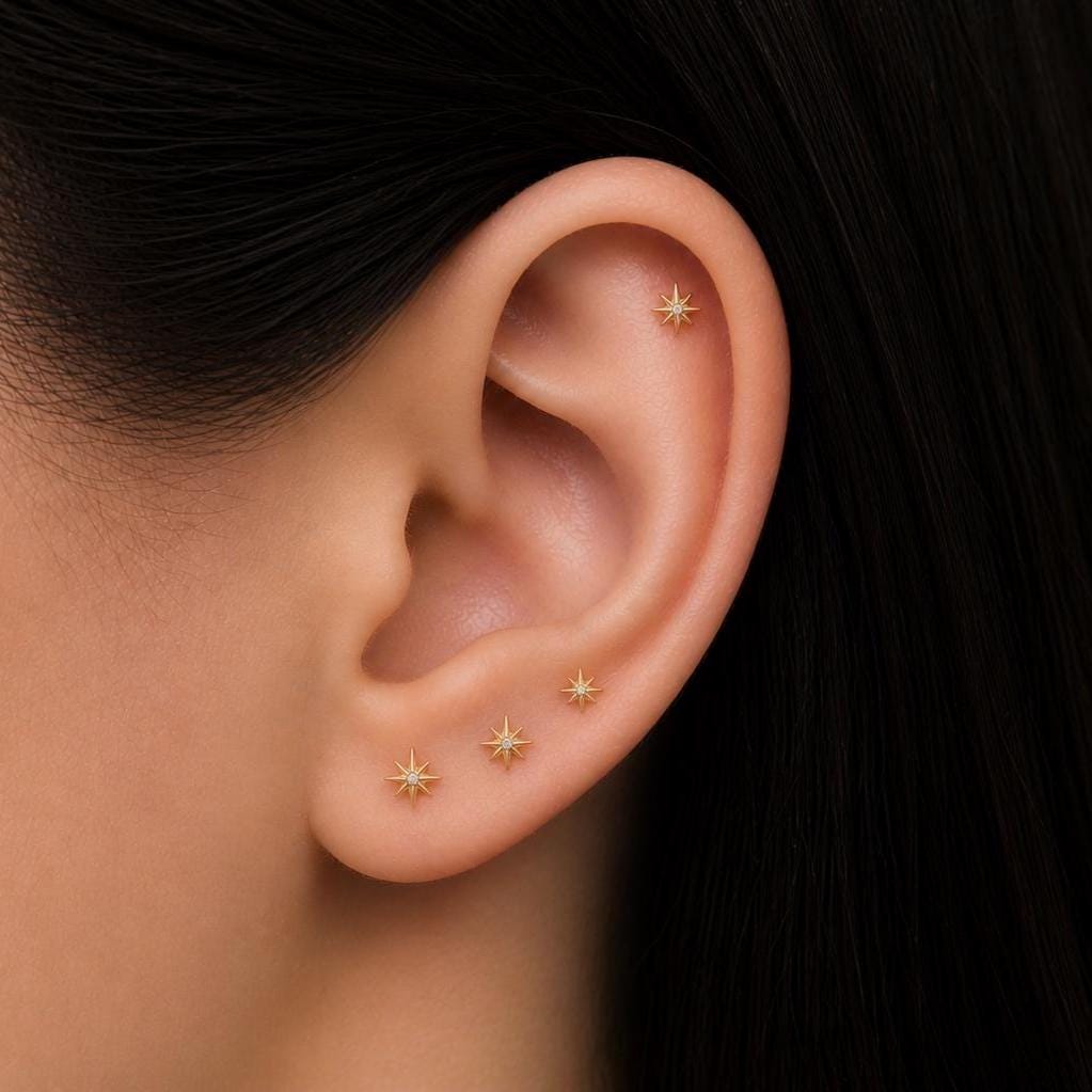 Tiny Star Cartilage Stud