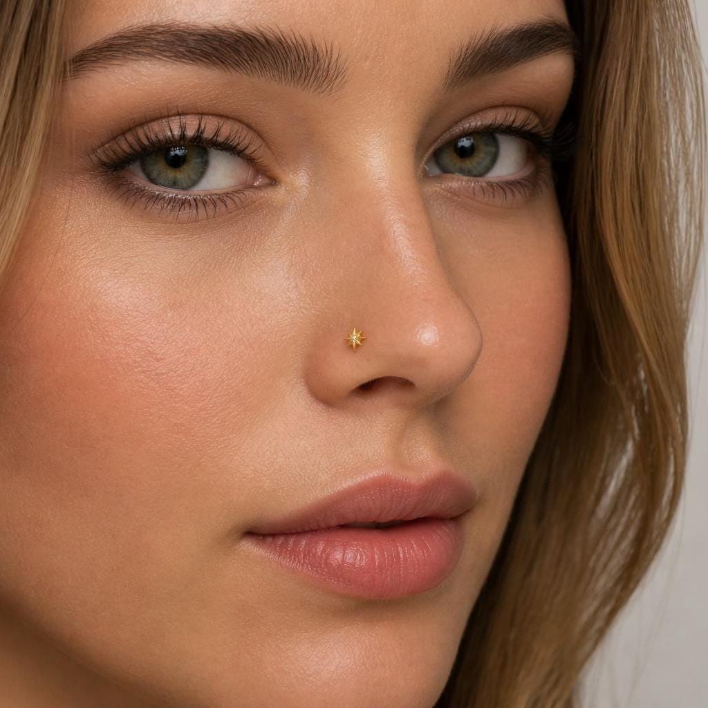 Tiny Star Threadless Push Pin Labret